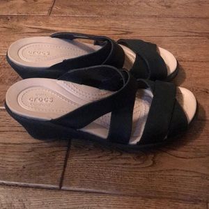 Crocs wedge sandal